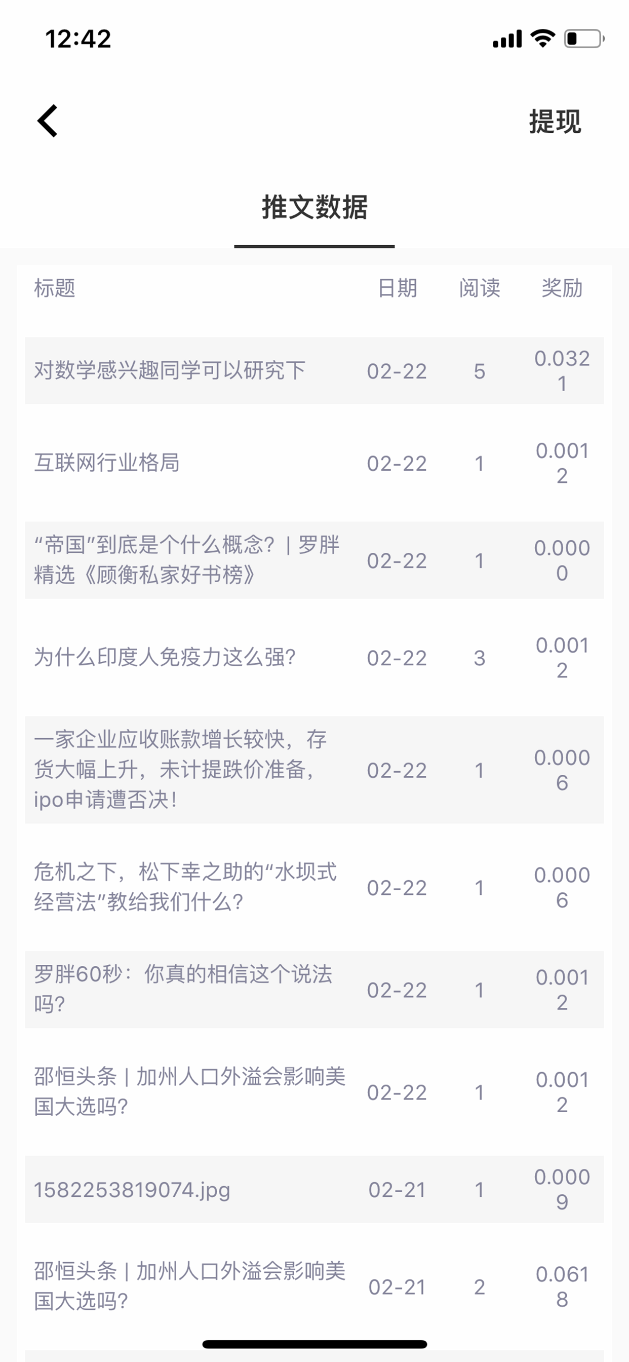 值推